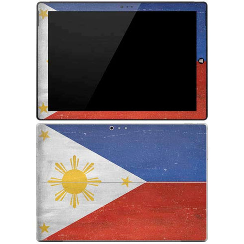 Philippines Flag Distressed Surface Pro 3 Skin